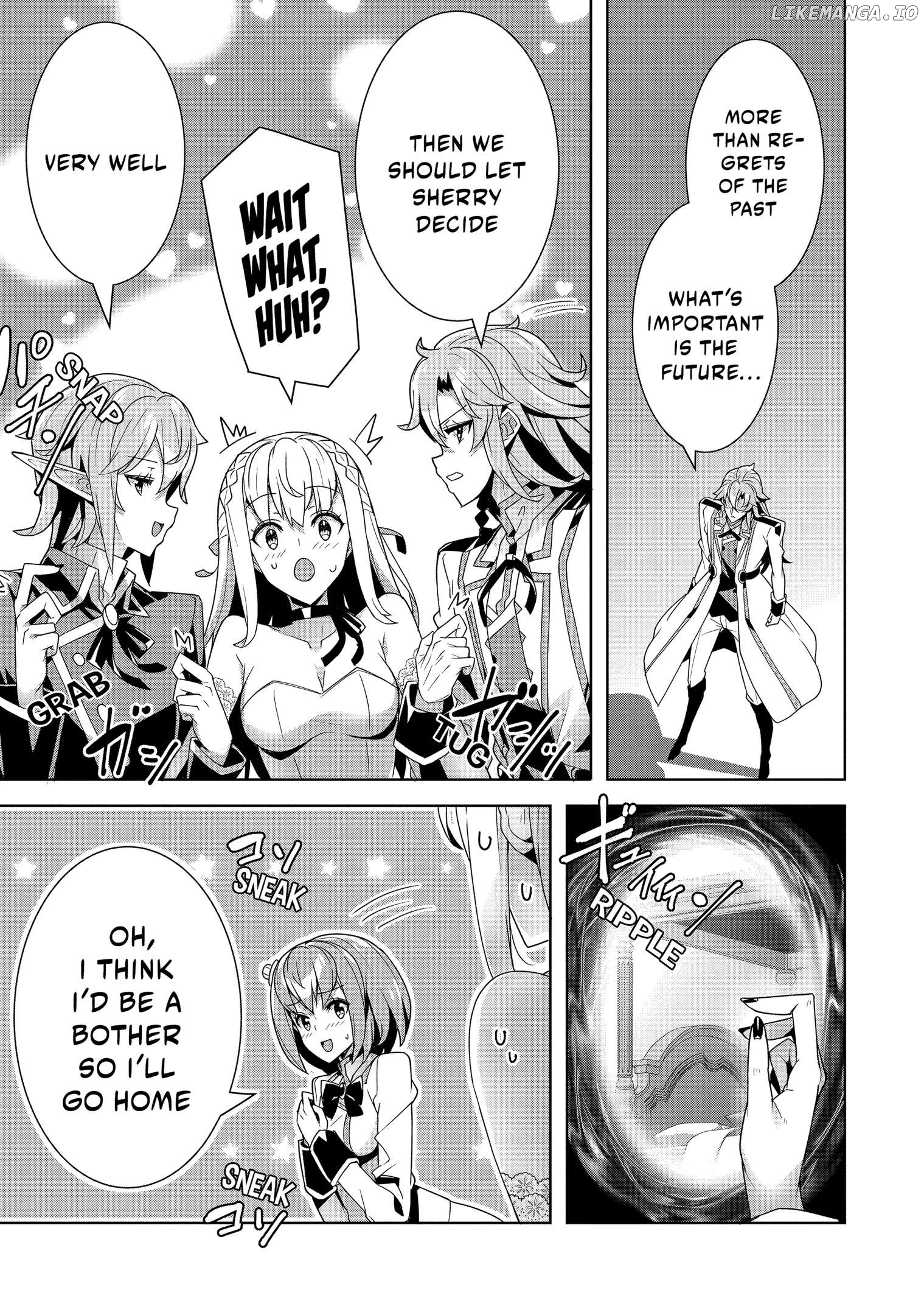 Oiroke Event no Ousa ni Teihyou no Aru Watashi desu ga Rival Reijou to shite no Shimei wo Hatashimasu Chapter 13 - page 36