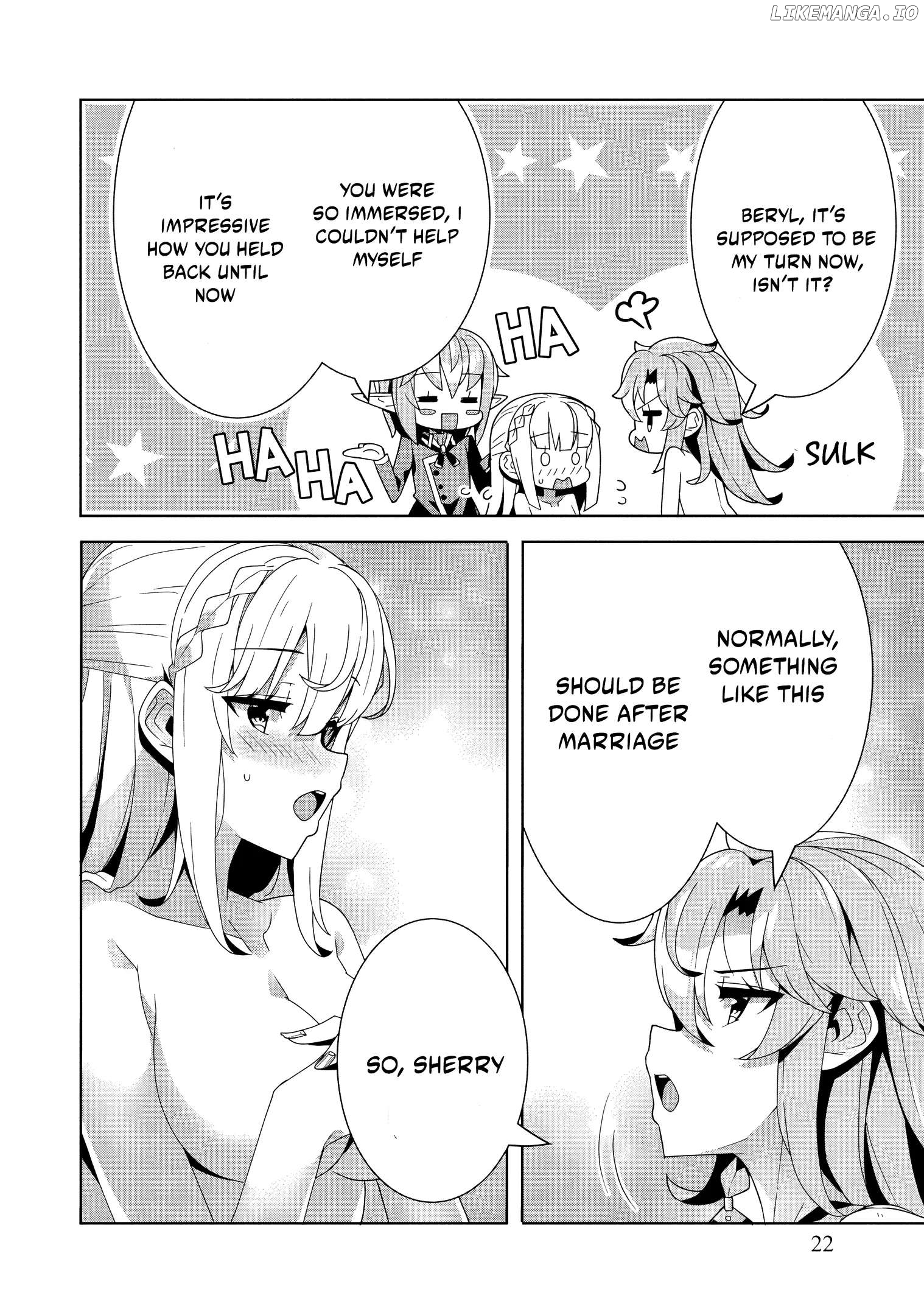 Oiroke Event no Ousa ni Teihyou no Aru Watashi desu ga Rival Reijou to shite no Shimei wo Hatashimasu Chapter 15 - page 20