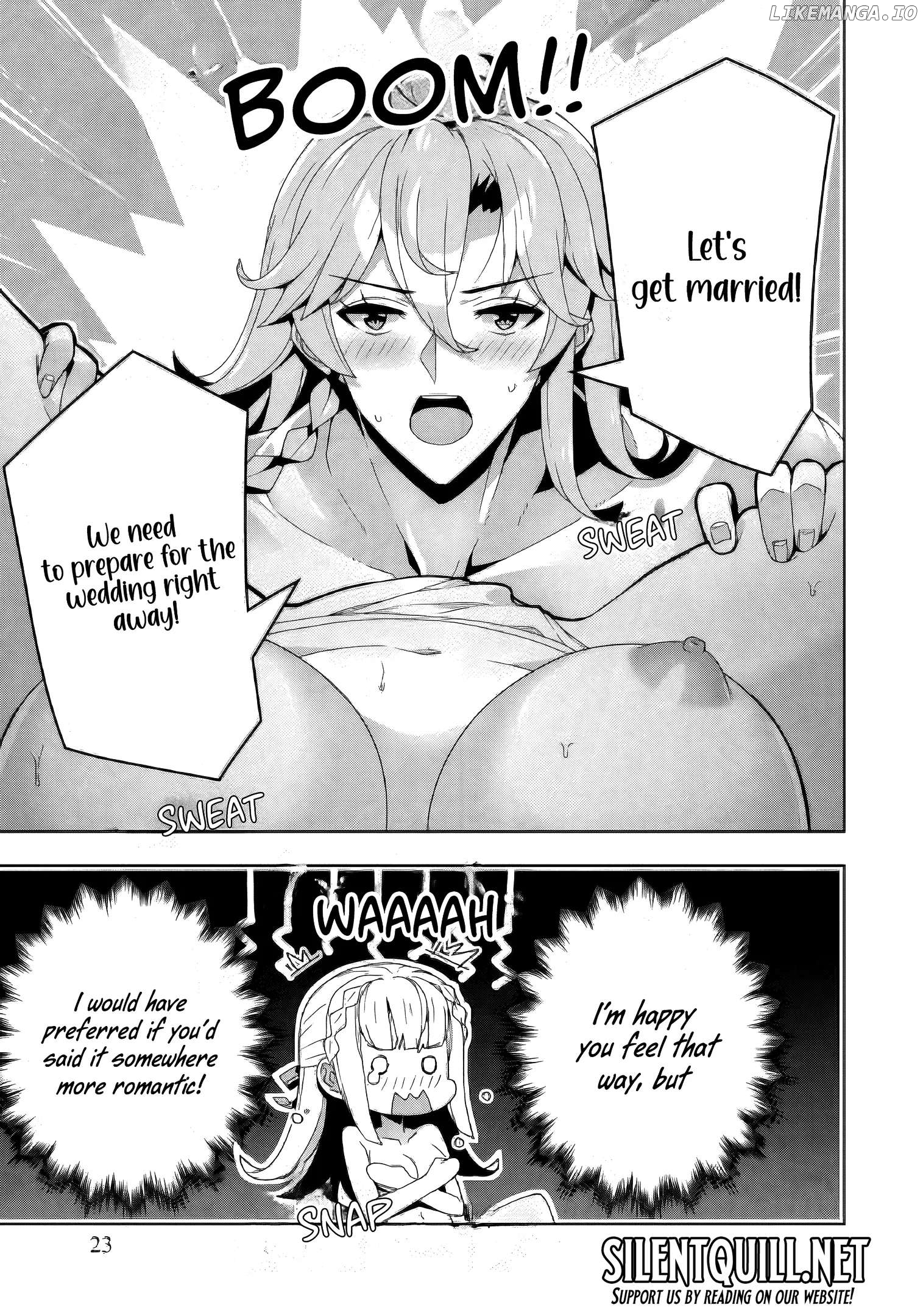 Oiroke Event no Ousa ni Teihyou no Aru Watashi desu ga Rival Reijou to shite no Shimei wo Hatashimasu Chapter 15 - page 21