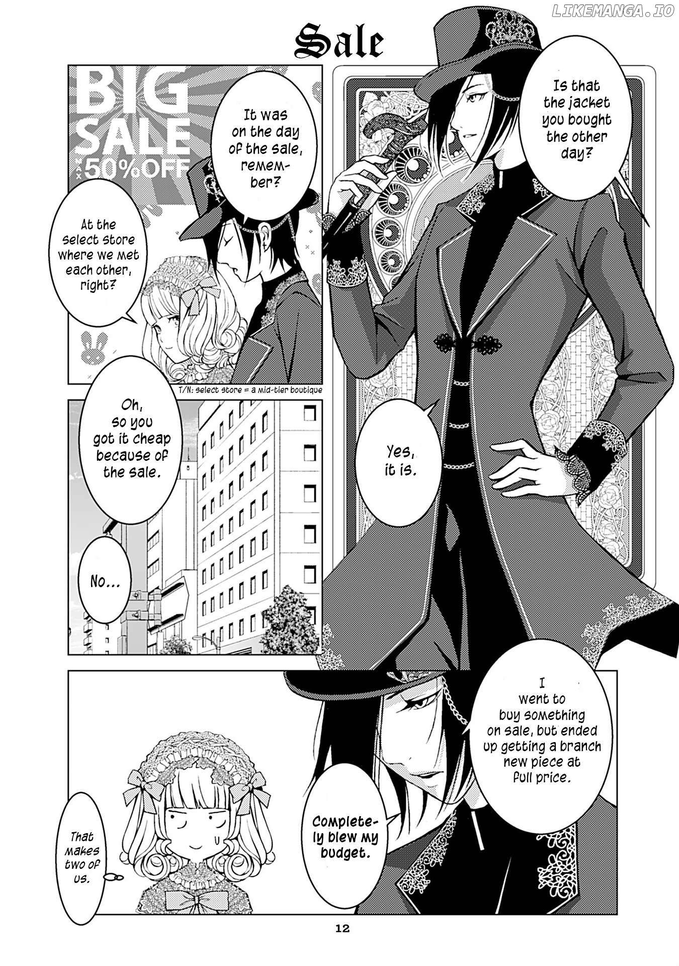 Goth Lady and Lolita Boy Chapter 10 - page 1