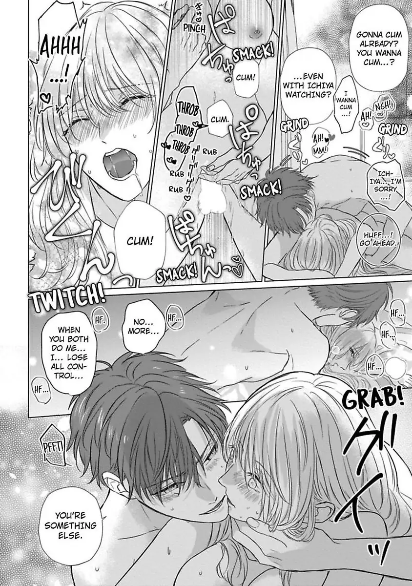 Kon'ya wa Docchi no "Ore" ni Dakaretai? Joushi ga W de Ero Zenkai ni Semattekimasu! Chapter 5 - page 40