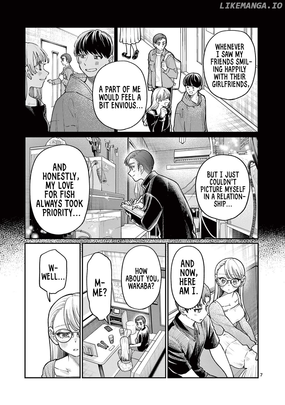The Blue Love at the Wakaba Household Chapter 23 - page 7