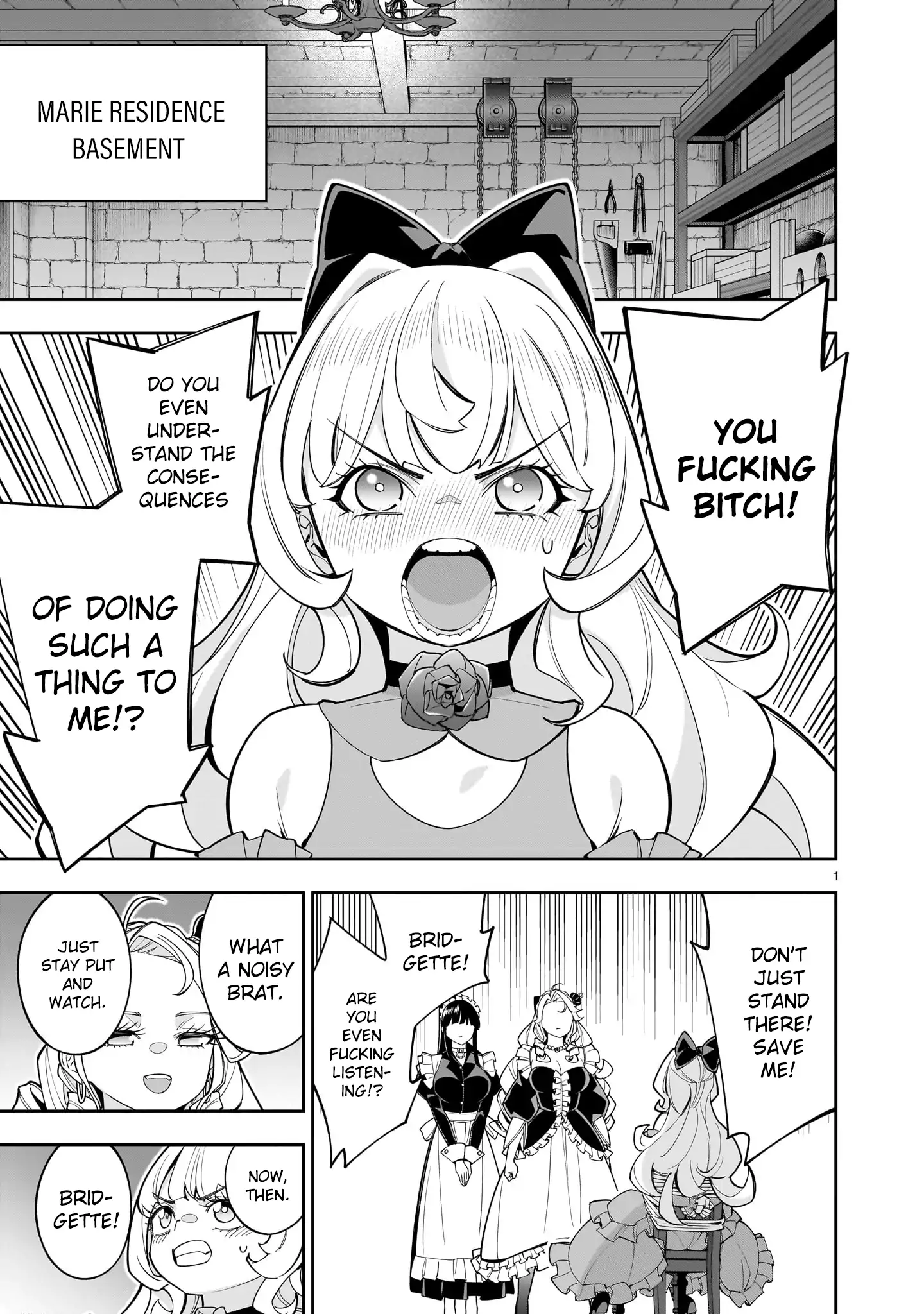 The Death Defying Princess Creates a Yuri Harem to Survive Chapter 9 - page 1