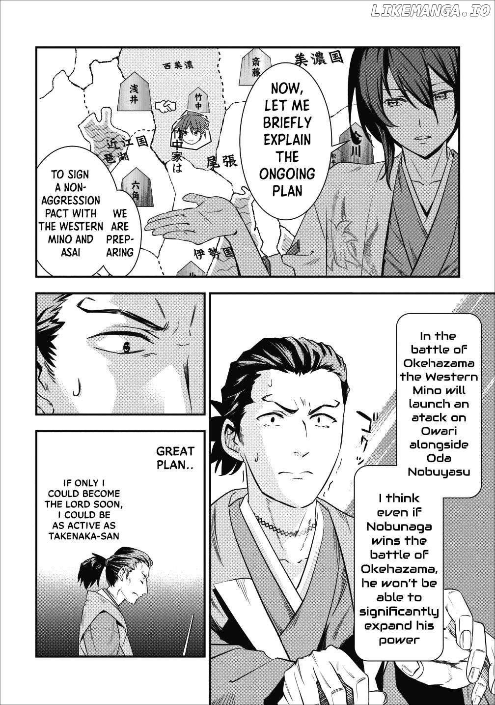 Tensei! Takenaka hanbei 〜 maina bushou ni tensei shita nakama-tachi to sengokuranse wo ikinuku 〜 Chapter 3 - page 44