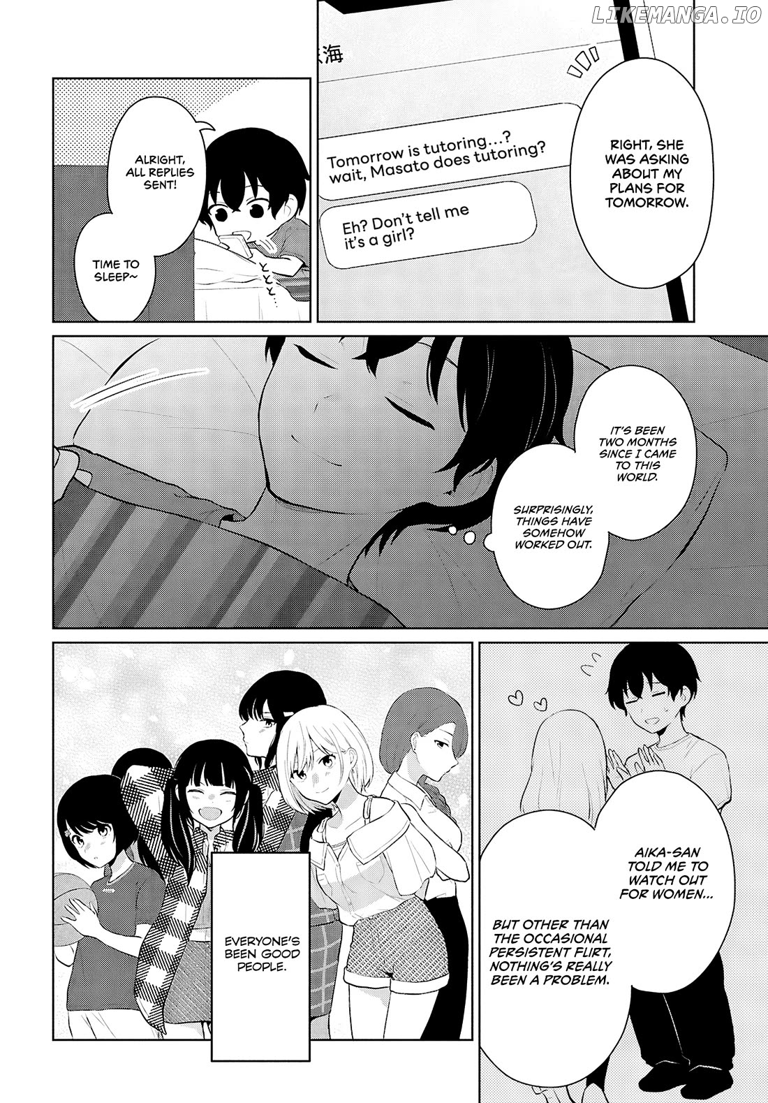 Did you think you could live normally even in a world with a 1:5 male-to-female ratio?~When deeply intense feelings of the girls are unknowingly toyed with by the an oblivious boy~ Chapter 9 - page 42