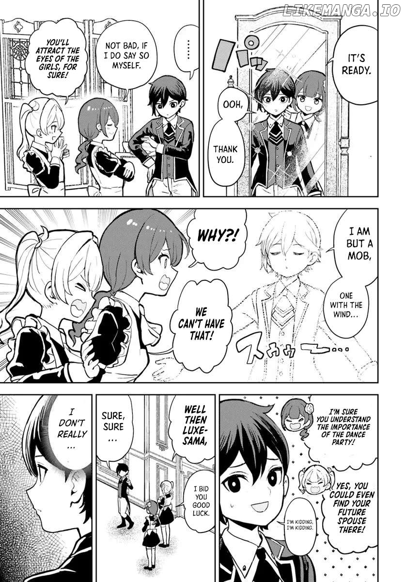 I was reincarnated as the villain with evil eyes, so I aim to be a mob character Chapter 9.1 - page 4