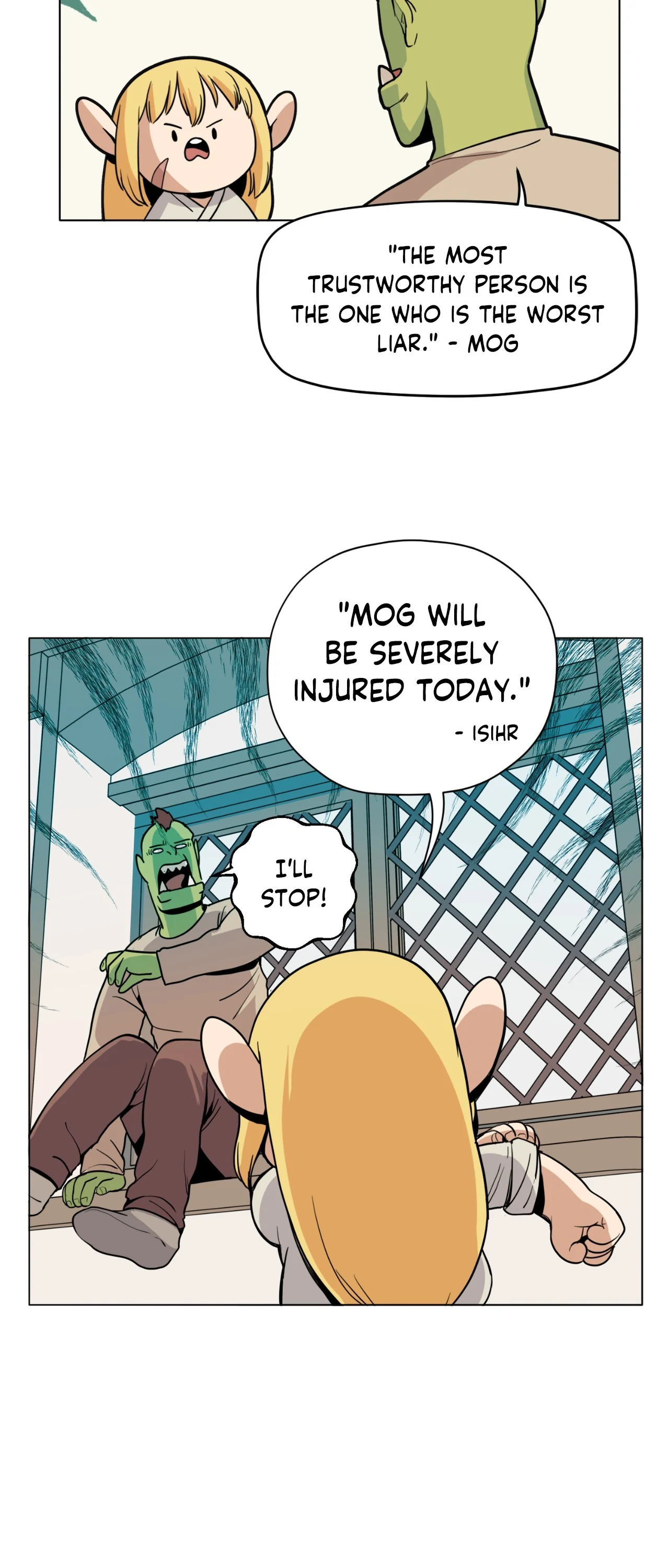 Pampered Prisoners: Elves Among Orcs Chapter 154 - page 14