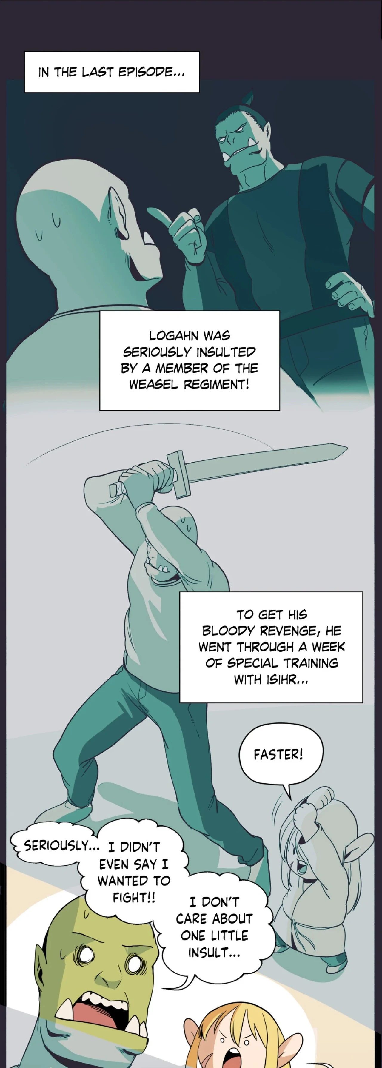 Pampered Prisoners: Elves Among Orcs Chapter 57 - page 3