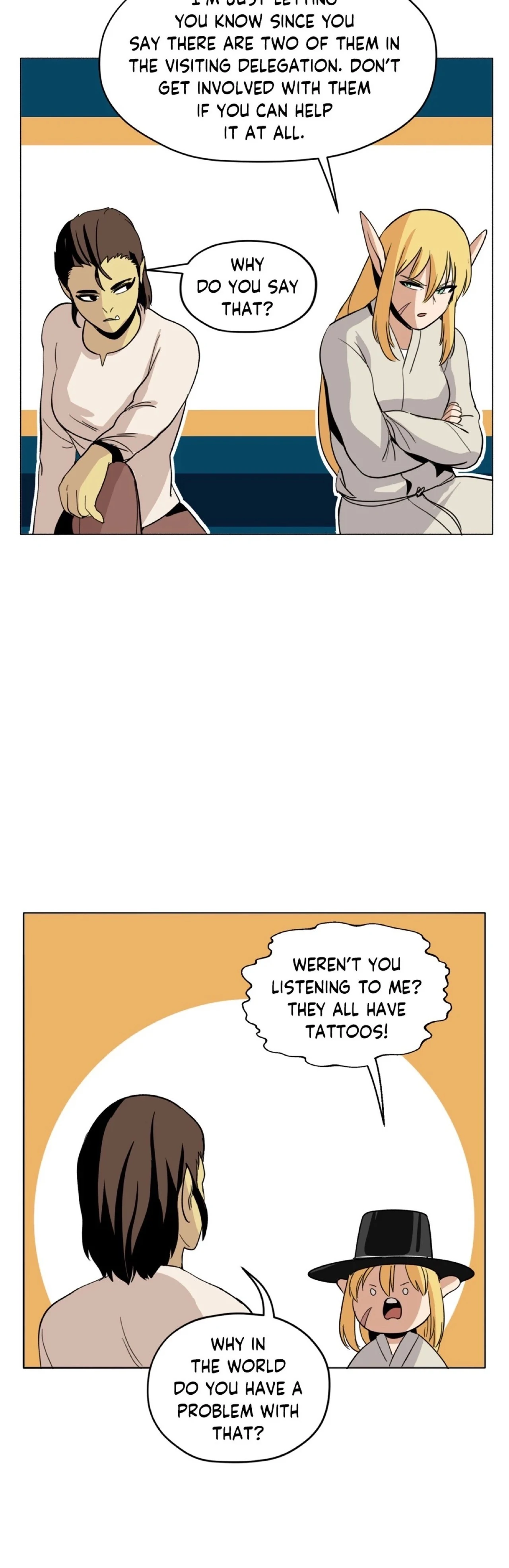 Pampered Prisoners: Elves Among Orcs Chapter 72 - page 35