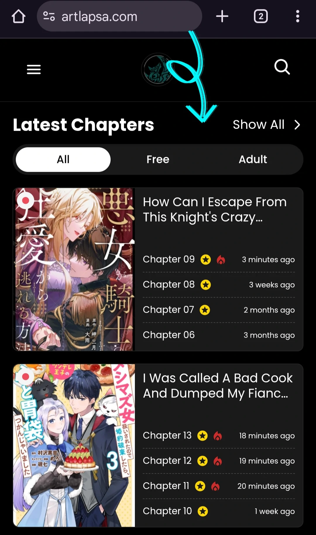 How can I escape from this knight’s crazy love?! Chapter 6 - page 1