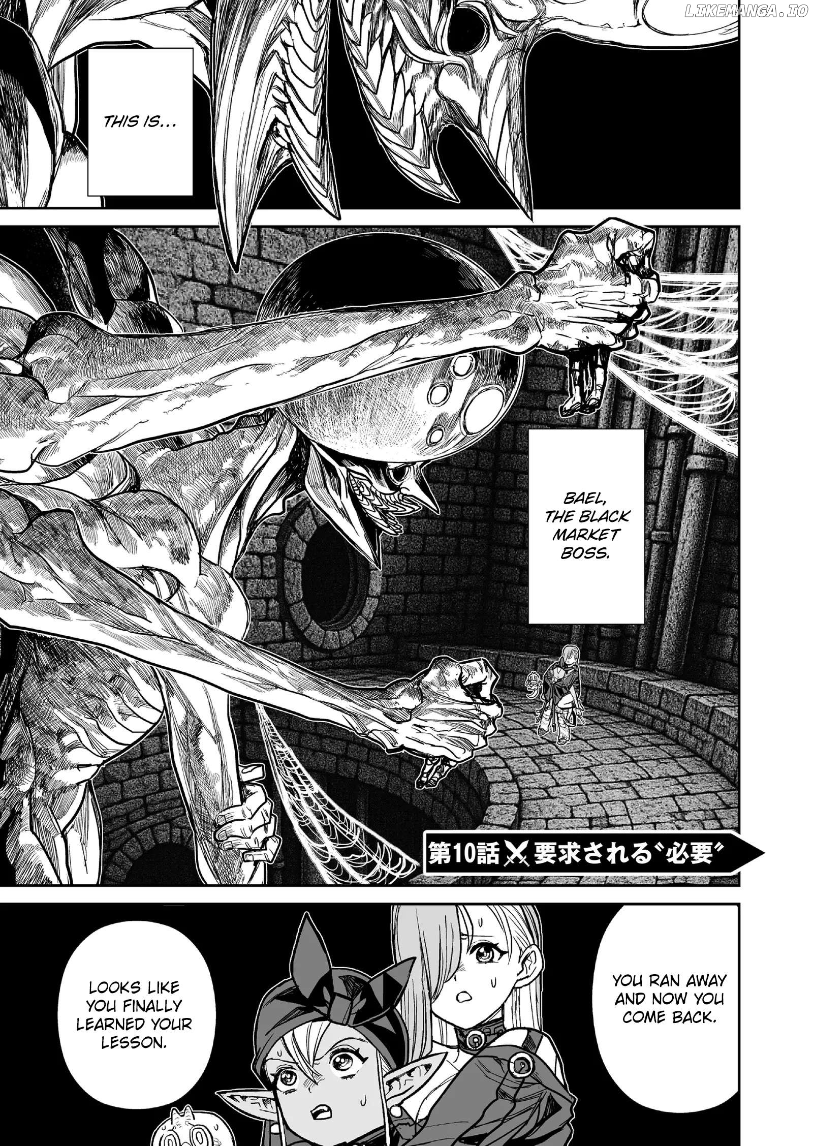 Abandoned: The Hero Who's So Strong He Breaks Every Weapon and The Elf Blacksmith Chapter 10 - page 1