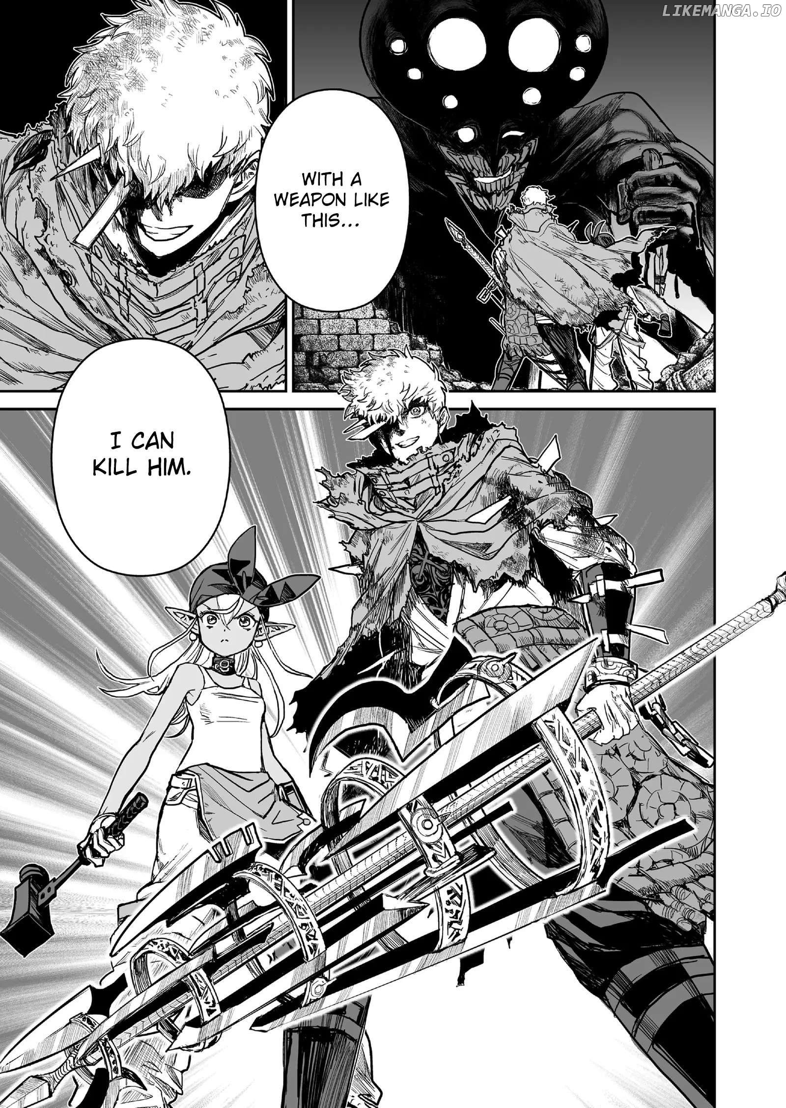 Abandoned: The Hero Who's So Strong He Breaks Every Weapon and The Elf Blacksmith Chapter 12 - page 17