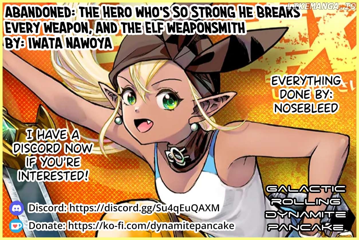 Abandoned: The Hero Who's So Strong He Breaks Every Weapon and The Elf Blacksmith Chapter 12 - page 19