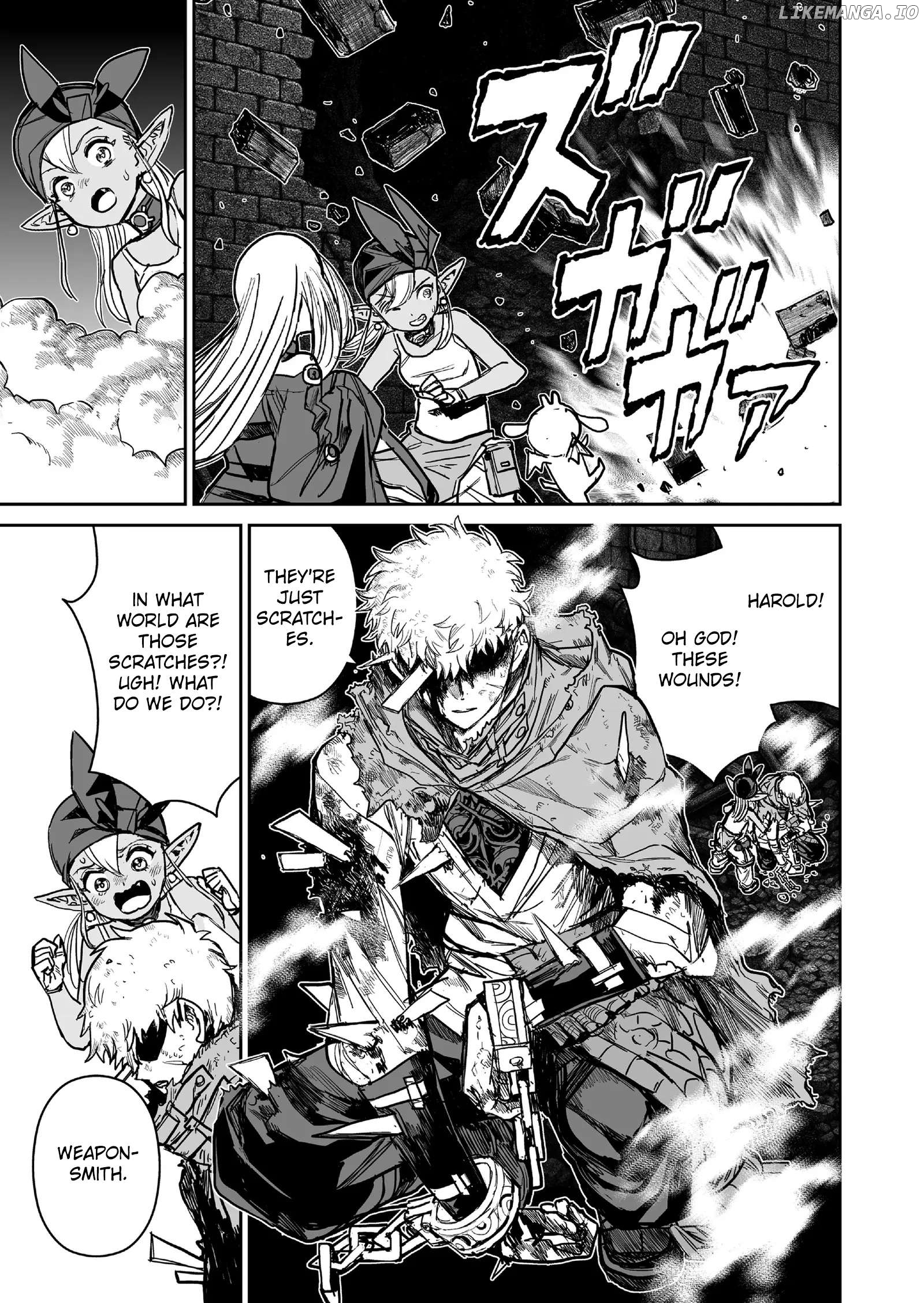 Abandoned: The Hero Who's So Strong He Breaks Every Weapon and The Elf Blacksmith Chapter 12 - page 7