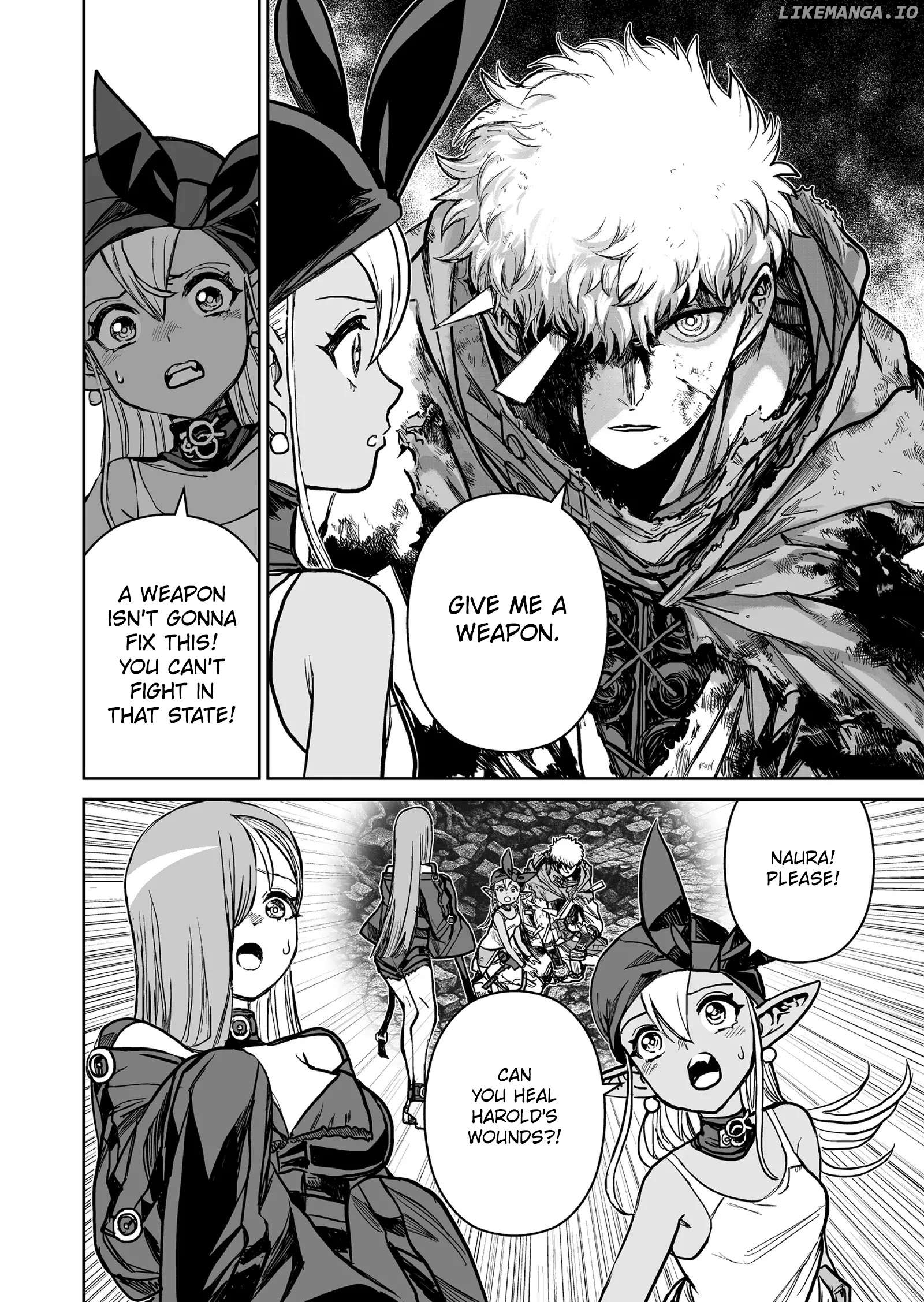 Abandoned: The Hero Who's So Strong He Breaks Every Weapon and The Elf Blacksmith Chapter 12 - page 8