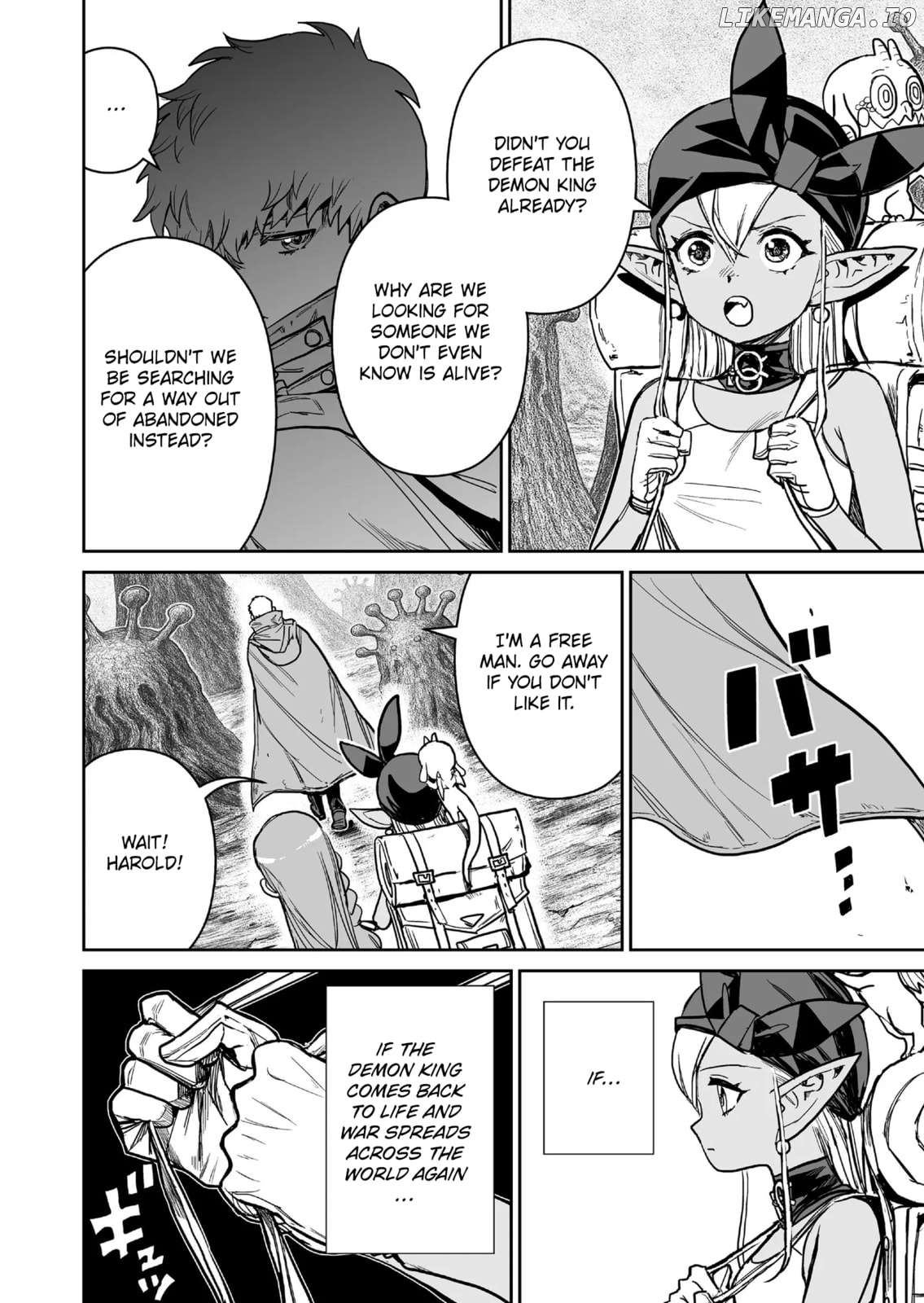Abandoned: The Hero Who's So Strong He Breaks Every Weapon and The Elf Blacksmith Chapter 14 - page 4