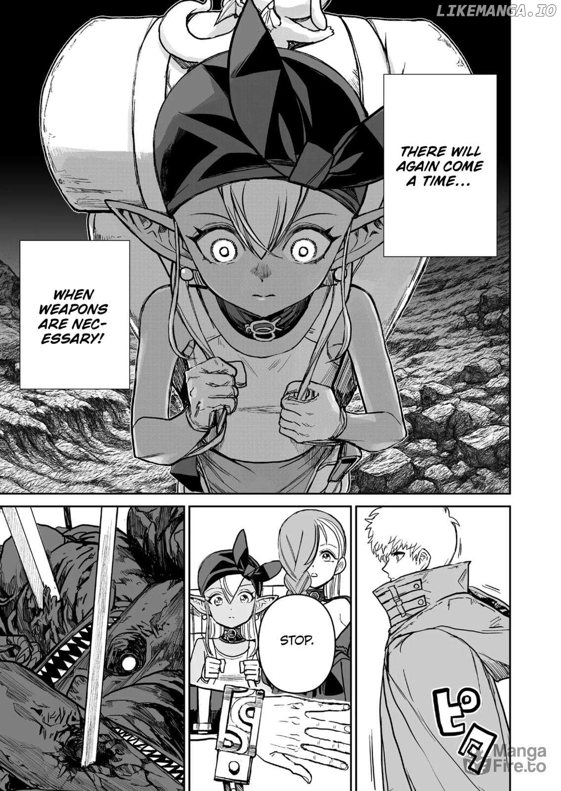 Abandoned: The Hero Who's So Strong He Breaks Every Weapon and The Elf Blacksmith Chapter 14 - page 5