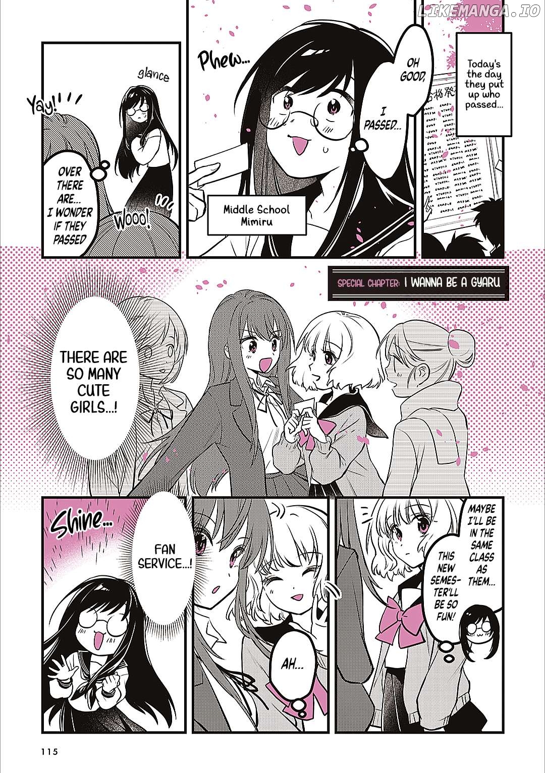 Gal-loving JK wants to be a gal Chapter 25.5 - page 1