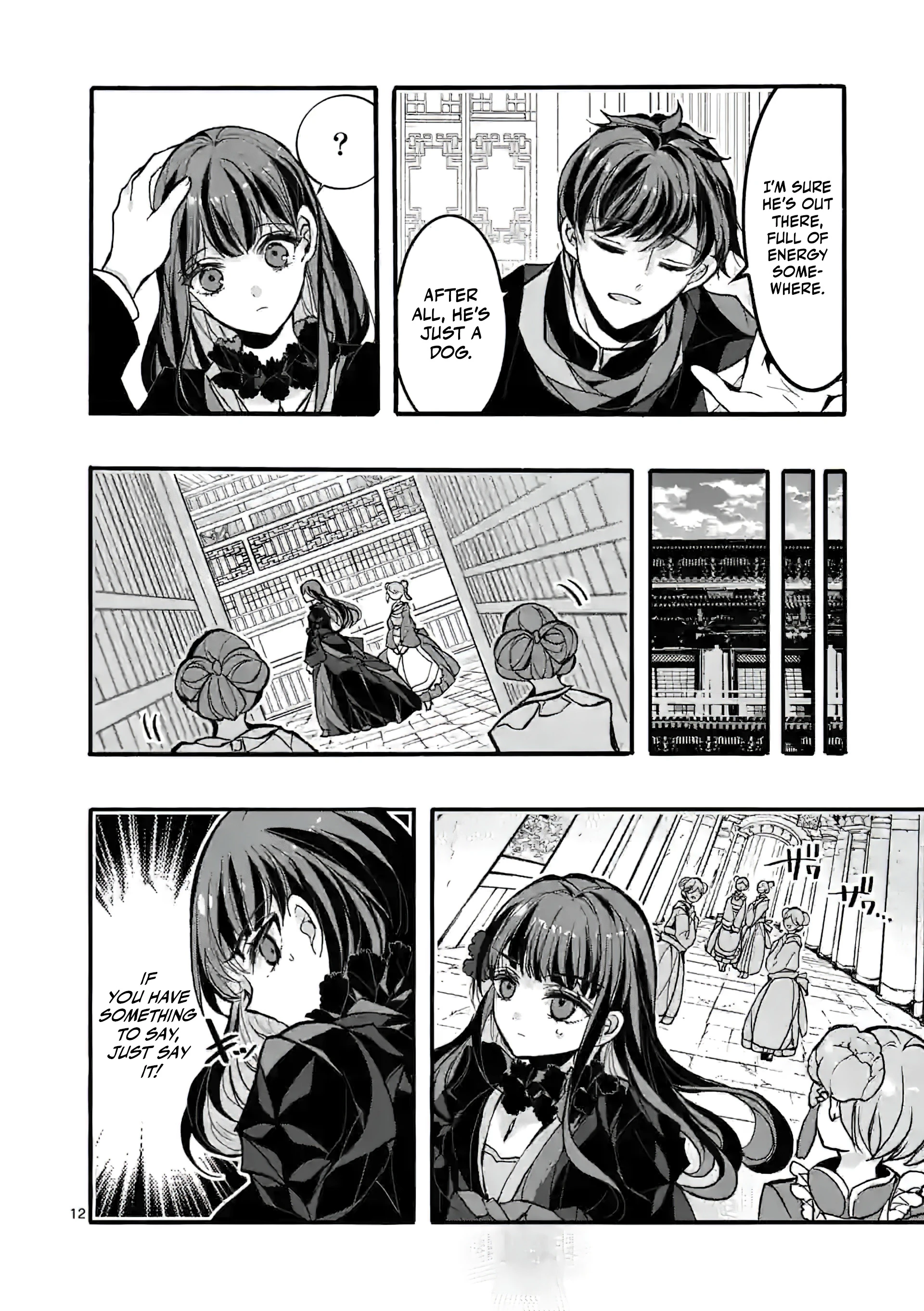 The Rare Villainess Who Was Banished From the Inner Palace Wants A Mofumofu Life With Her Pet Dog in the Detached Palace Chapter 6 - page 13