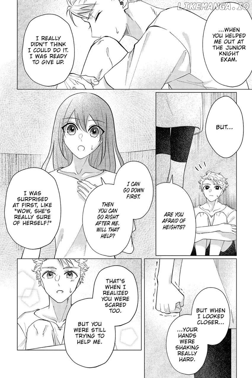 The young lady, who was blessed by the Gorilla God, is adored in the Royal Knight Order. Chapter 13 - page 20