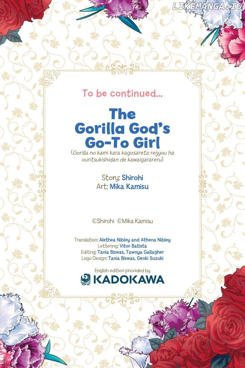 The young lady, who was blessed by the Gorilla God, is adored in the Royal Knight Order. Chapter 13 - page 29