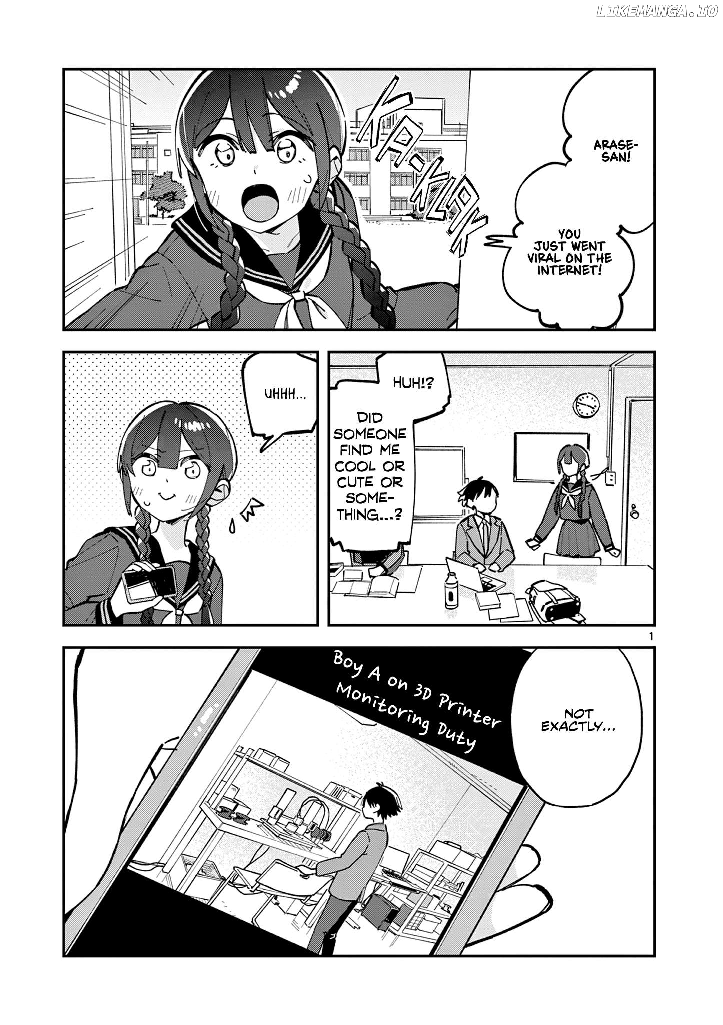 After School, We Wander in Space. Chapter 19 - page 1
