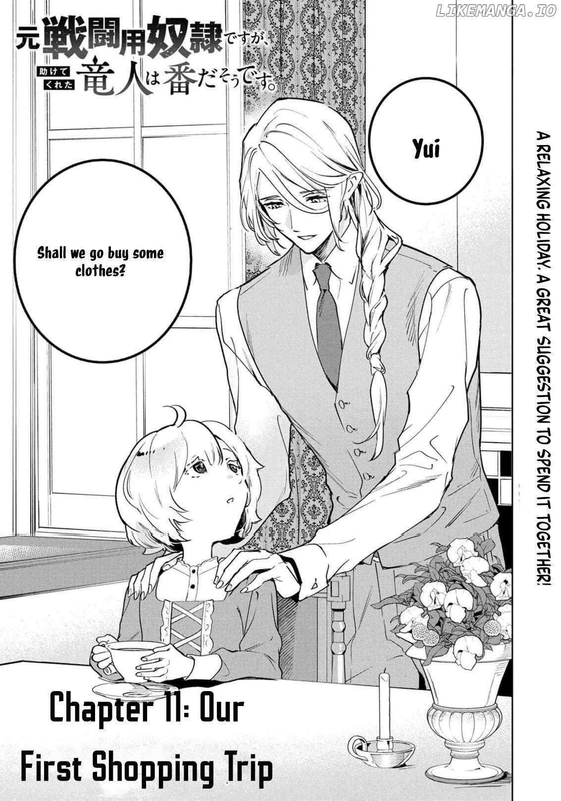 Moto Sentouyou Dorei desu ga, Tasukete Kureta Ryuu Hito wa Banda Sou desu. Chapter 11 - page 4