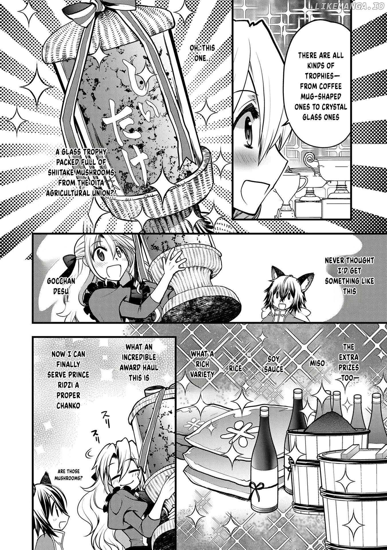Oozumou Reijou ~Seijo ni Hirateuchi wo Kuratta Shunkan Sumou Budatta Zense wo Omoidashita Akuyaku Reijou no Watashi wa sute Neko Ouji ni Chanko wo Furumaitai Haadosukoidosukoi~ Chapter 8 - page 29