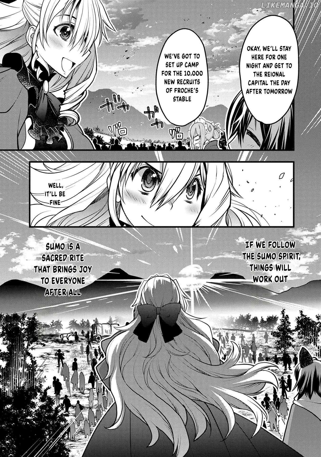 Oozumou Reijou ~Seijo ni Hirateuchi wo Kuratta Shunkan Sumou Budatta Zense wo Omoidashita Akuyaku Reijou no Watashi wa sute Neko Ouji ni Chanko wo Furumaitai Haadosukoidosukoi~ Chapter 8 - page 30