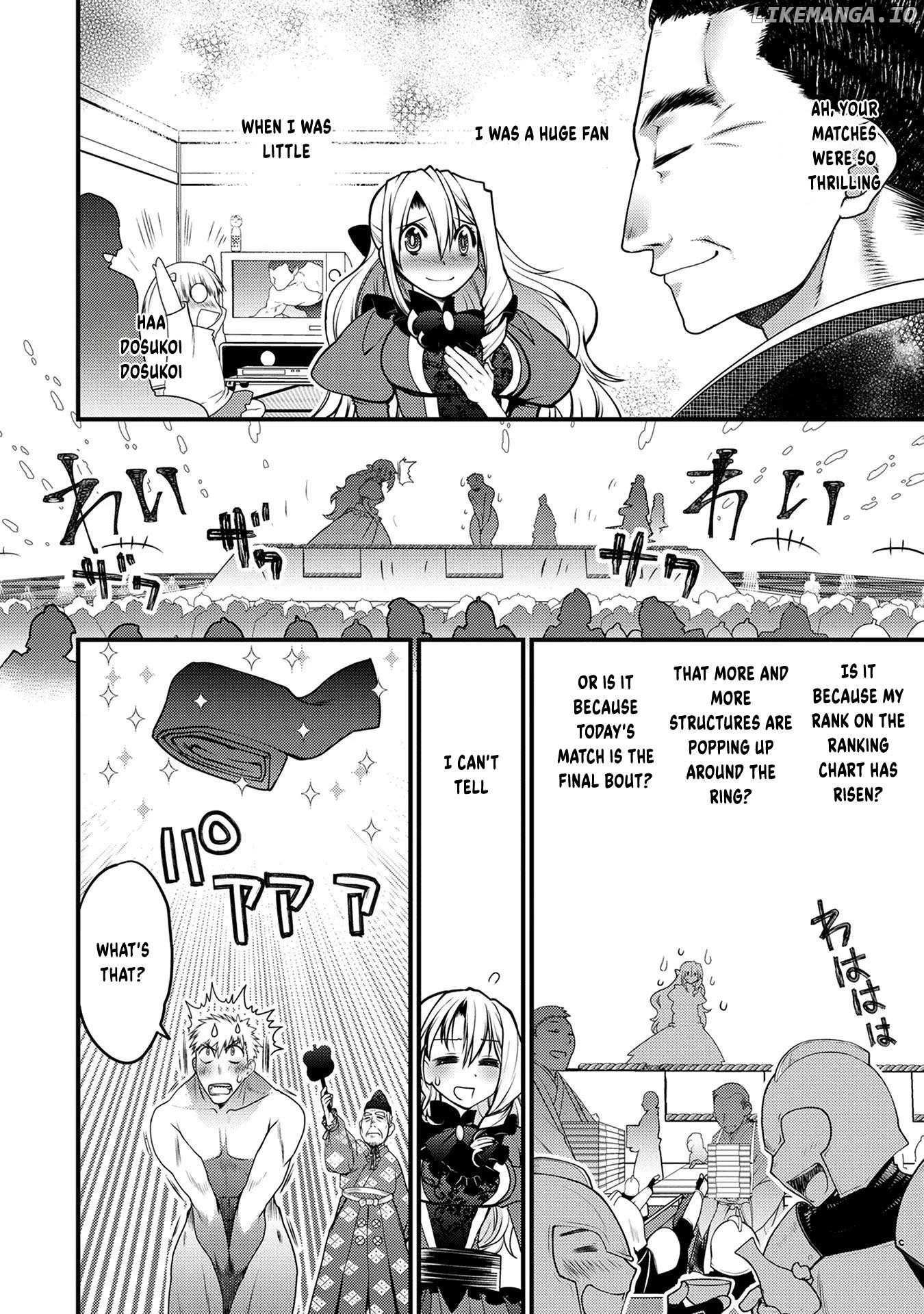 Oozumou Reijou ~Seijo ni Hirateuchi wo Kuratta Shunkan Sumou Budatta Zense wo Omoidashita Akuyaku Reijou no Watashi wa sute Neko Ouji ni Chanko wo Furumaitai Haadosukoidosukoi~ Chapter 8 - page 5