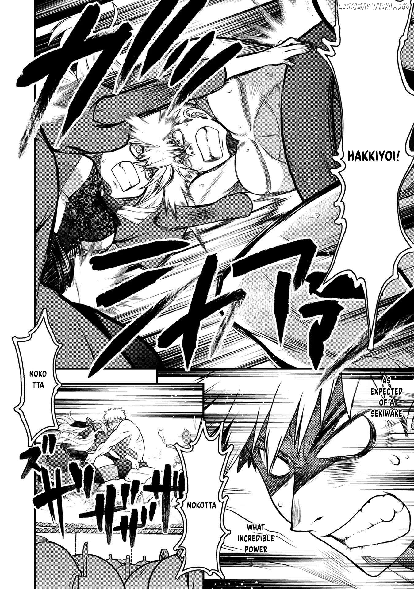 Oozumou Reijou ~Seijo ni Hirateuchi wo Kuratta Shunkan Sumou Budatta Zense wo Omoidashita Akuyaku Reijou no Watashi wa sute Neko Ouji ni Chanko wo Furumaitai Haadosukoidosukoi~ Chapter 8 - page 9