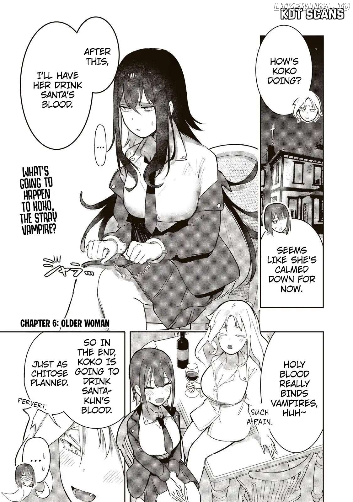 Kyuuketsuki-san wa Chitoraretai Chapter 6 - page 2