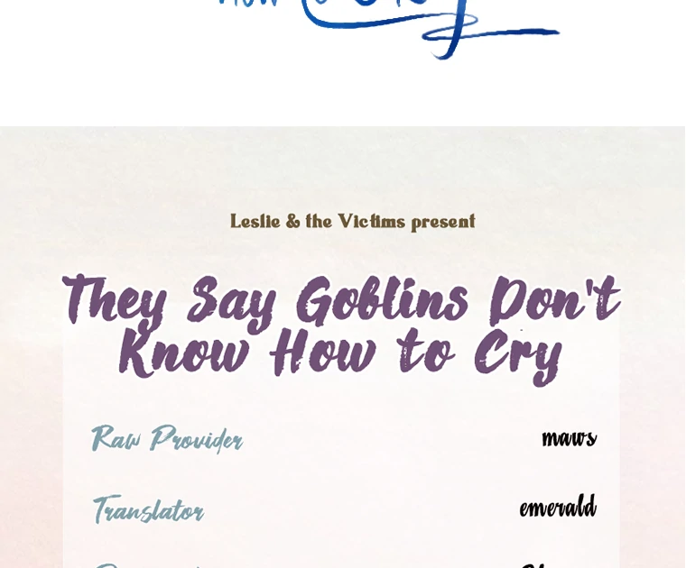 They Say Goblins Don't Know How To Cry Chapter 26 - page 84