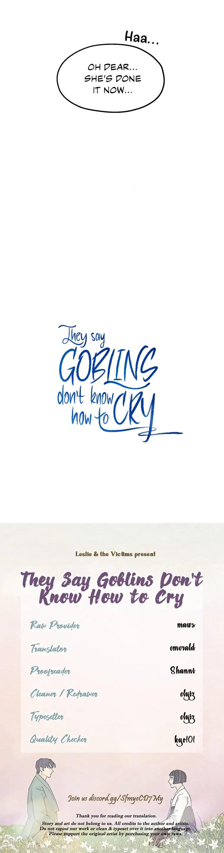 They Say Goblins Don't Know How To Cry Chapter 27 - page 83