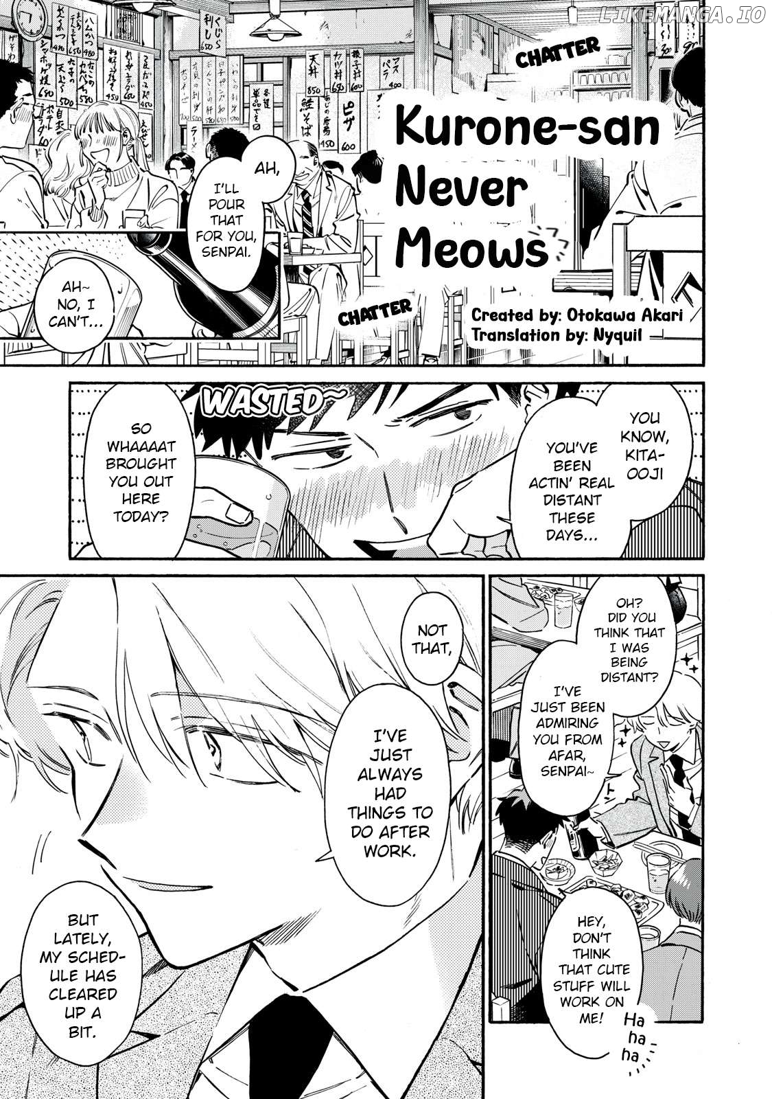 Kurone-san wa Nyaa to Nakanai Chapter 5 - page 1