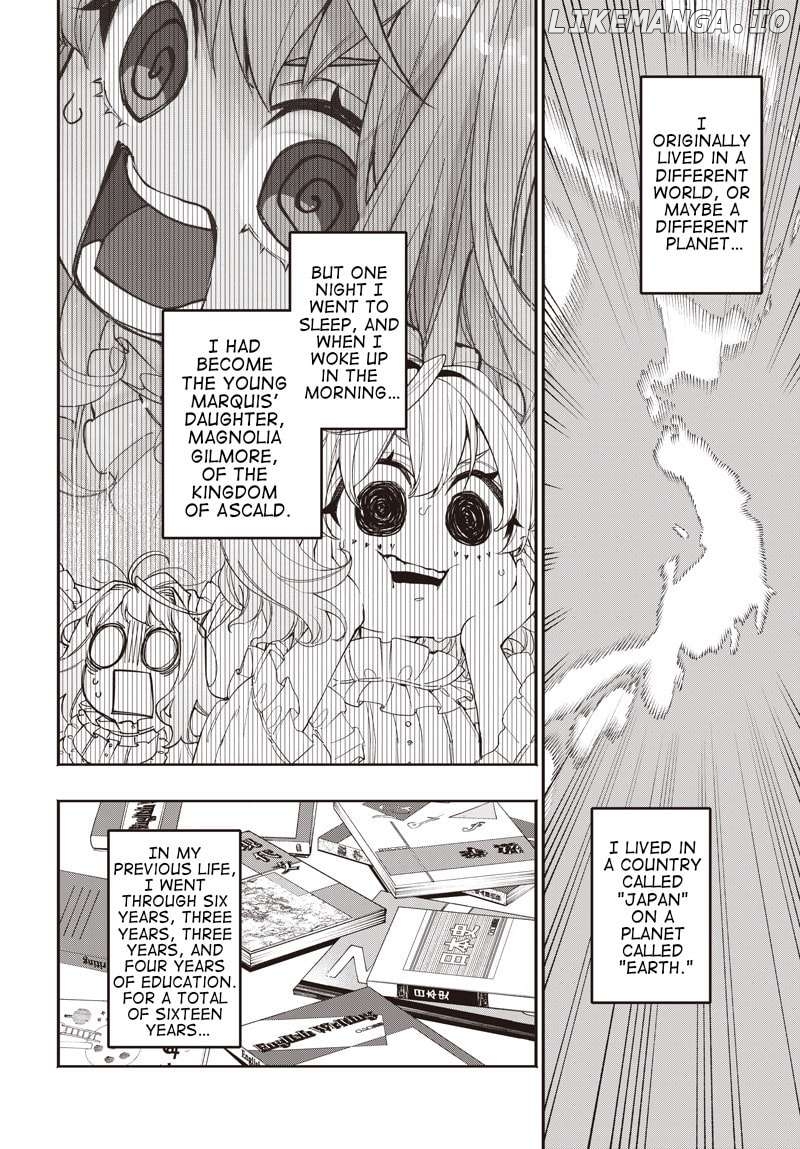 Tensei Arasaa Joshi no Kotoyo Kaikatsu - Seiryaku Kekkon wa Iya na no de, Zatsugaku Chishiki de Tanoshii Kaikaku Life wo Kekkou Shichaimasu! Chapter 12.1 - page 4