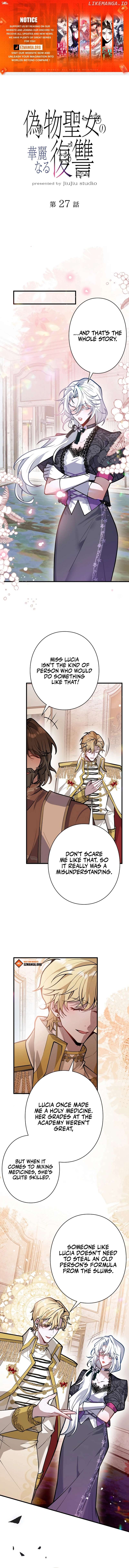 The Fake Saint’s Splendid Revenge Chapter 27 - page 1