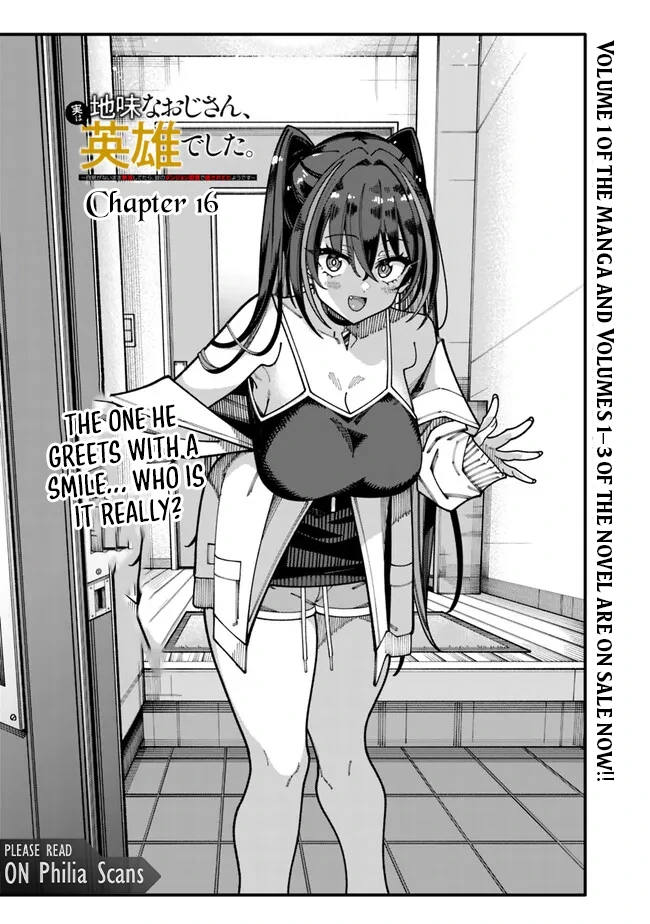 Jimi na Ojisan, Jitsu wa Eiyu Datta. -Jikaku ga Nai mama Muso Shitetara, Mei no Dungeon Haishin de Sarasareteta yo desu Chapter 16 - page 1