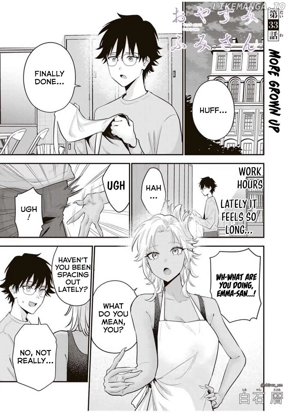 Oyasumi Fumi-san Chapter 33 - page 2