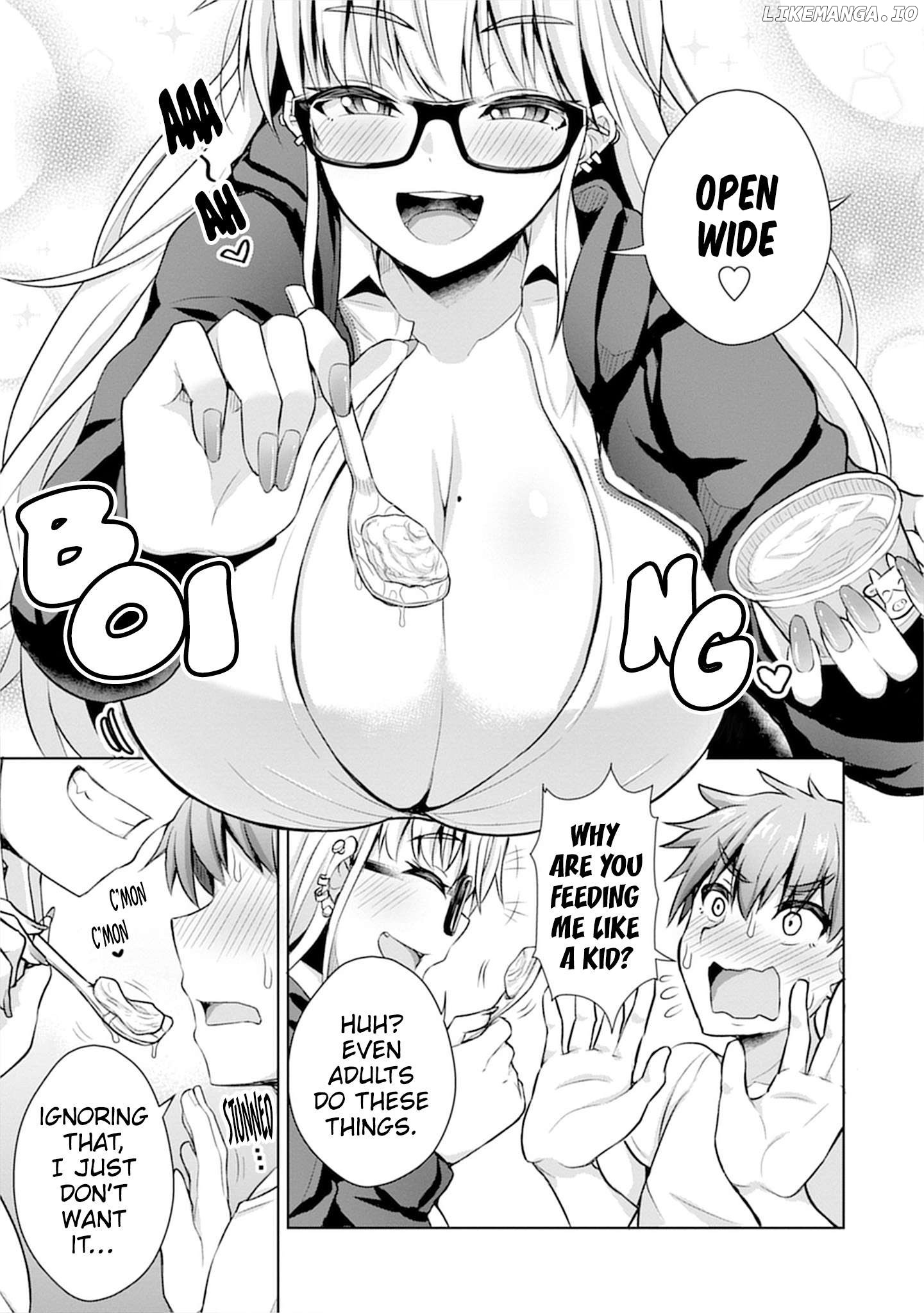 Uo Dekka – Kyonyuu Kyojiri Koushinchou Gyaru-chan wa Boku ni Koi Shiteru – Anthology Comic Chapter 5 - page 4