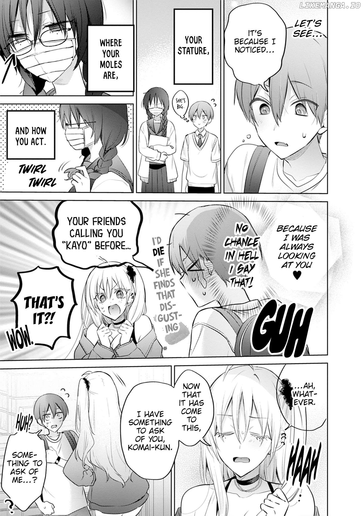 Uo Dekka – Kyonyuu Kyojiri Koushinchou Gyaru-chan wa Boku ni Koi Shiteru – Anthology Comic Chapter 6 - page 8