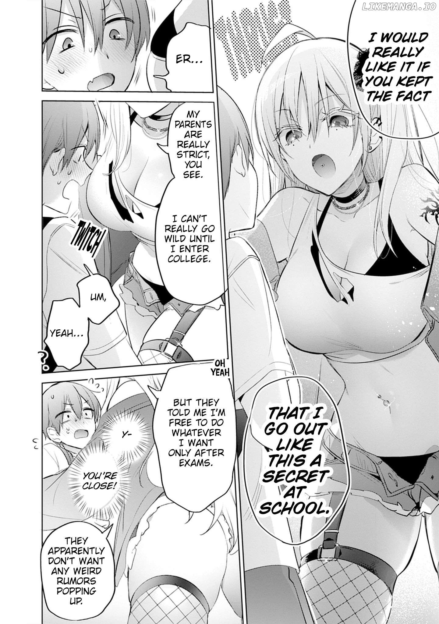 Uo Dekka – Kyonyuu Kyojiri Koushinchou Gyaru-chan wa Boku ni Koi Shiteru – Anthology Comic Chapter 6 - page 9