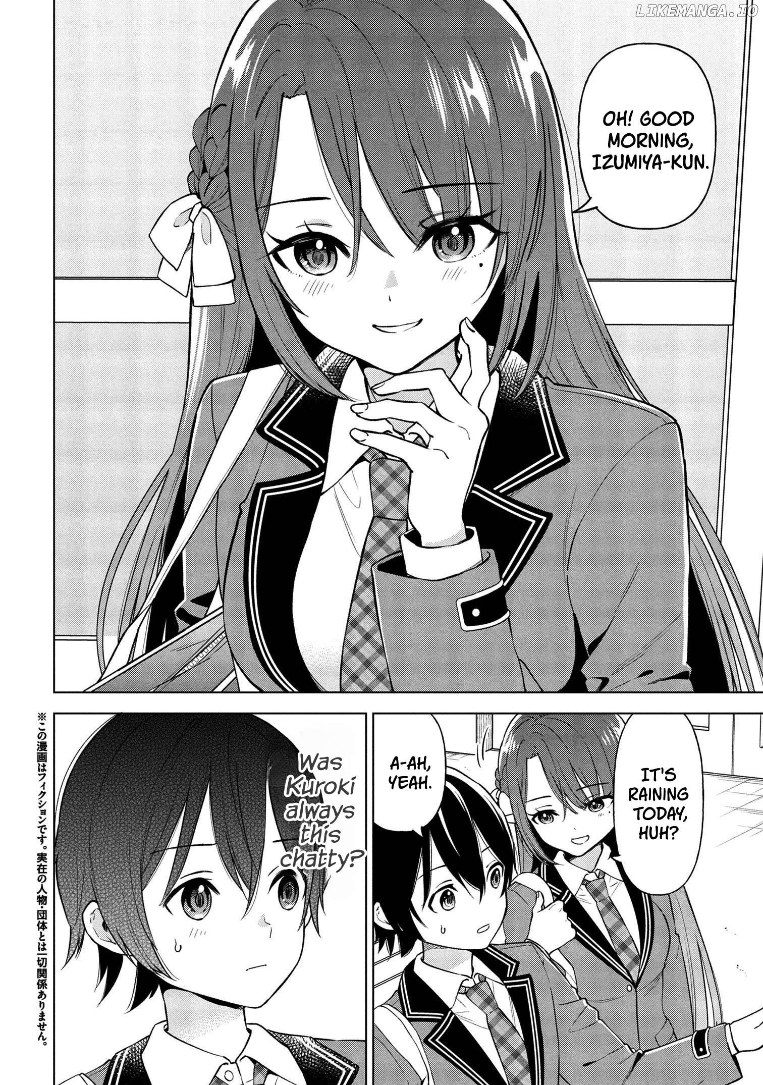 Inkyā no ore ga sekigae de S-kyū bishoujo ni kakomaretara himitsu no kankei ga hajimatta Chapter 3 - page 2