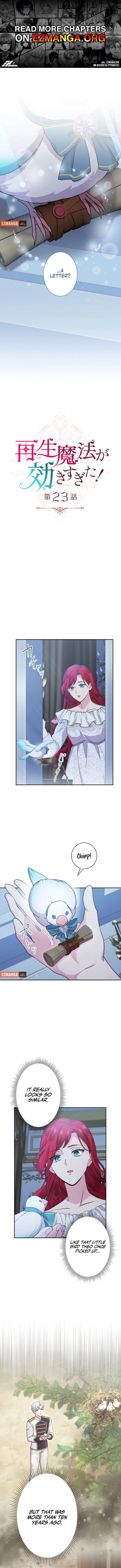 The Overpowered Healing Magic! After Reincarnating, I Am Now Spoiled Rotten by My Former Subordinate Who Became a King. Chapter 23 - page 1