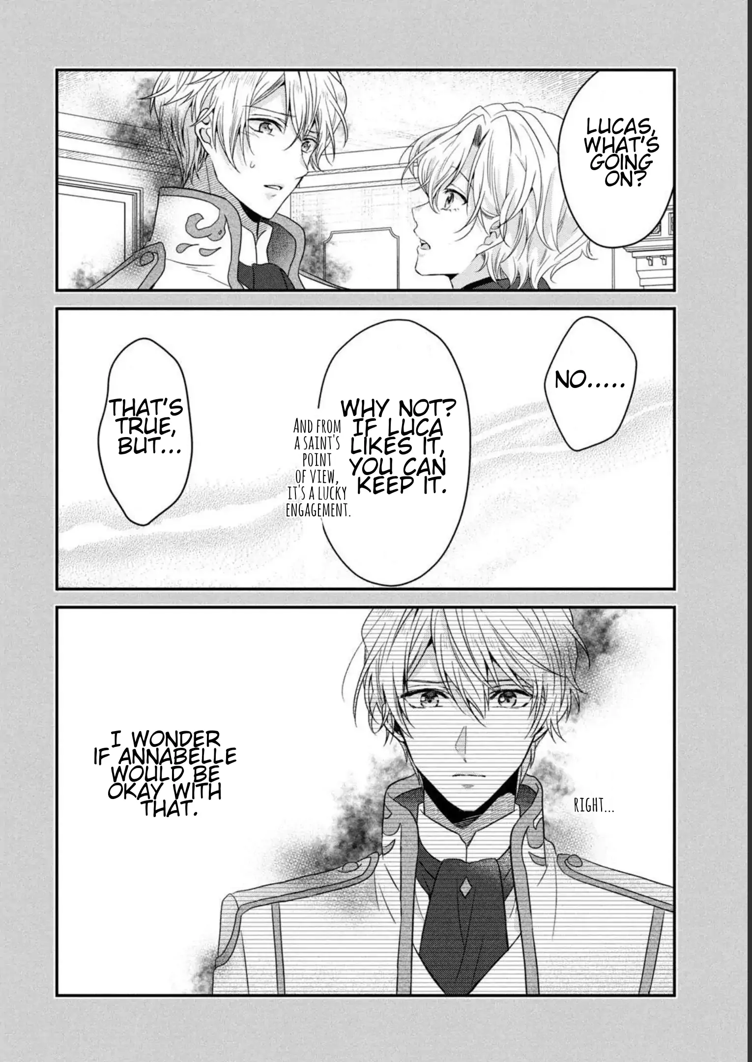 A Useless Saint and A Cursed Paladin <I Confessed to Make Memories but I was Proposed to Instead> Chapter 5.2 - page 12