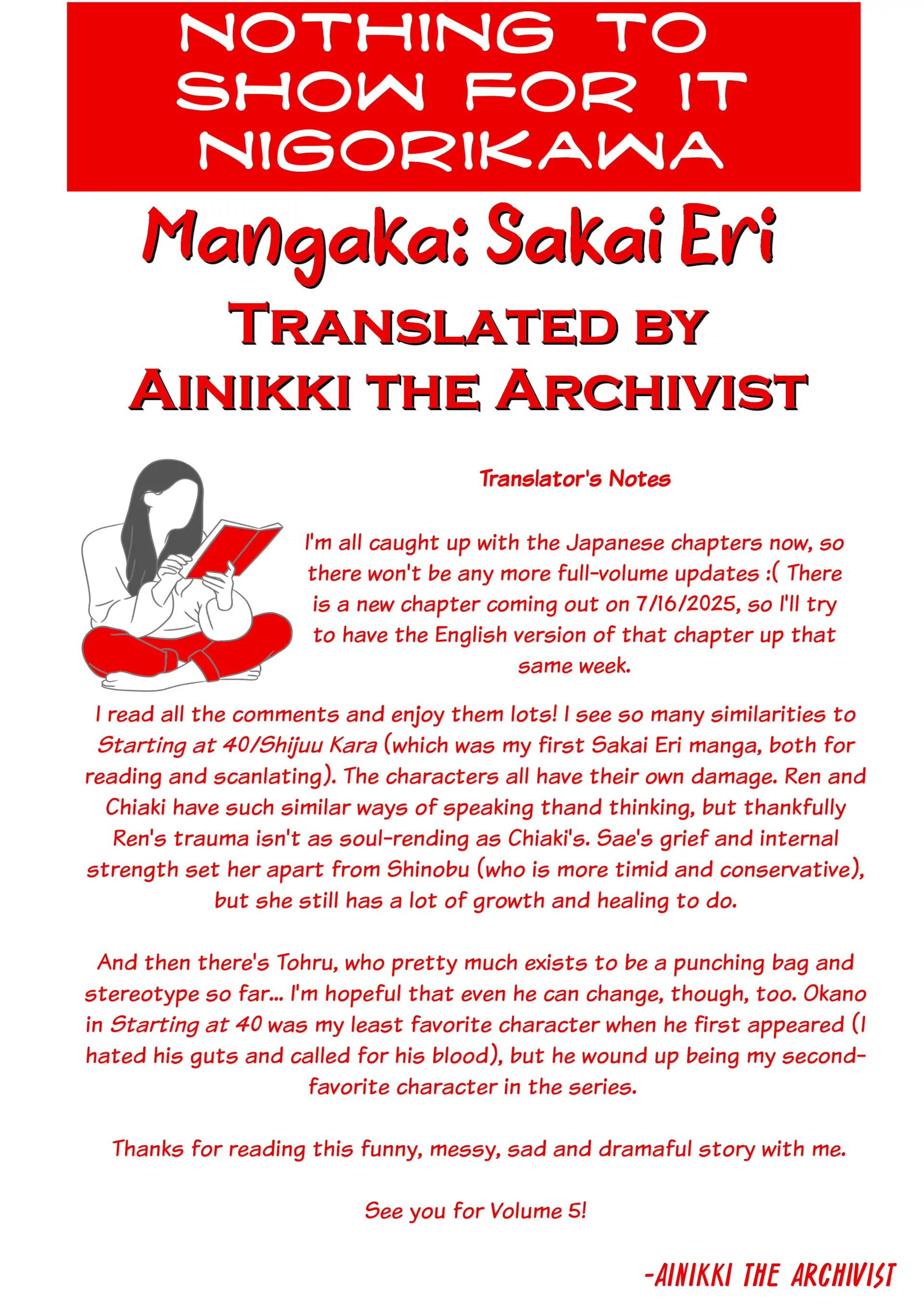 Nothing to Show for it Nigorikawa Chapter 12 - page 34