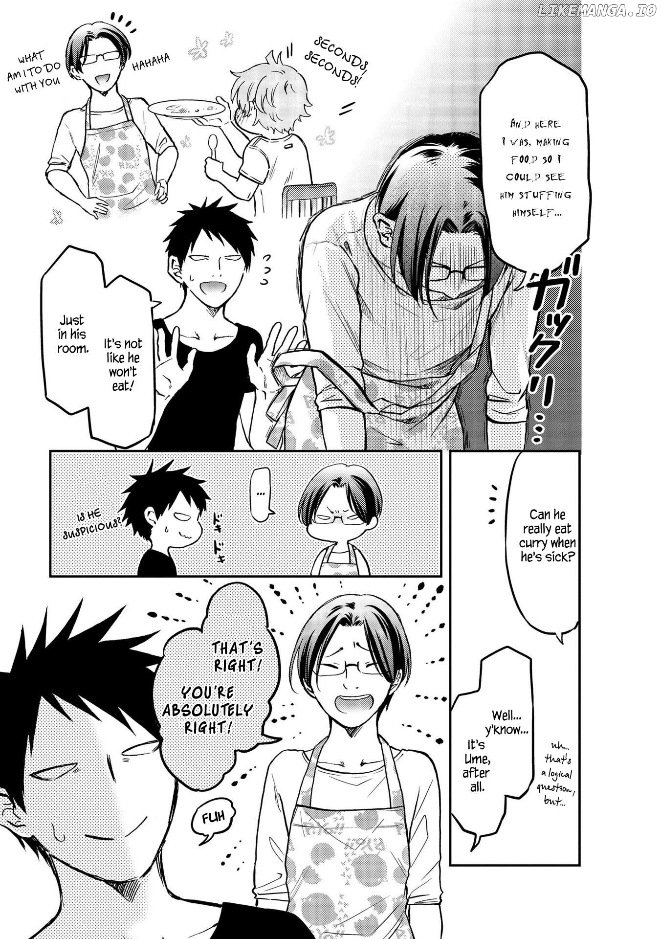 Umenosuke-kun wa Danshiryou no Onnanoko Chapter 4 - page 3
