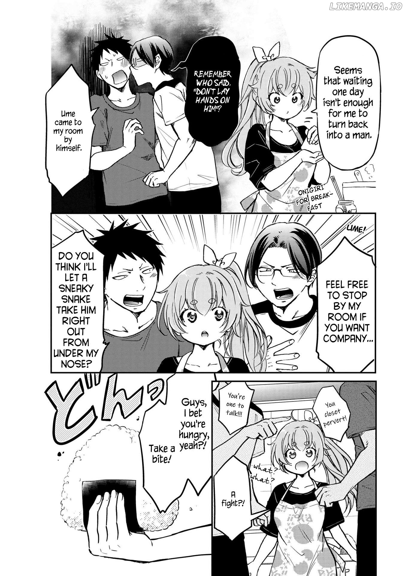 Umenosuke-kun wa Danshiryou no Onnanoko Chapter 6 - page 4