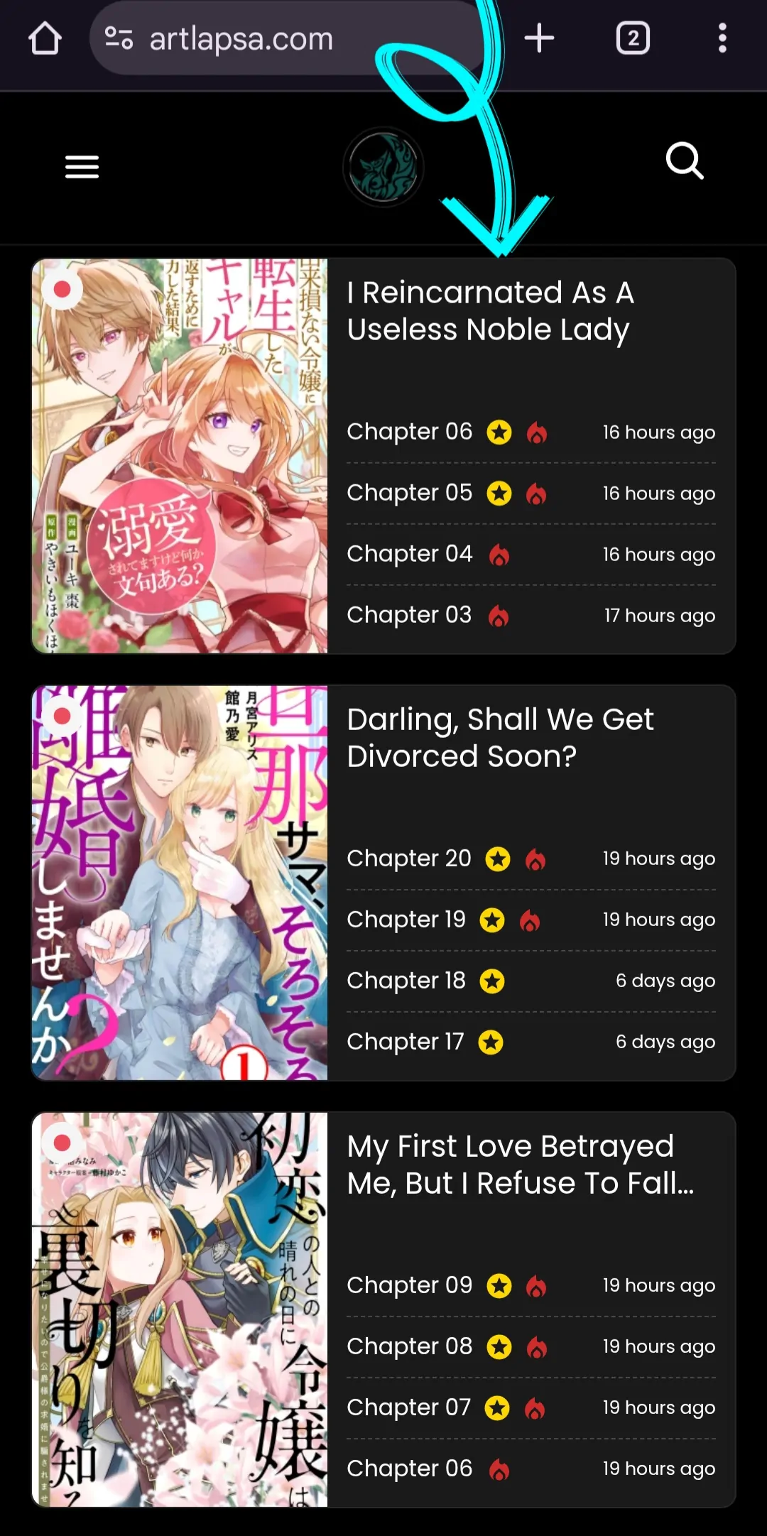 I Reincarnated as a Useless Noble Lady Chapter 2 - page 1