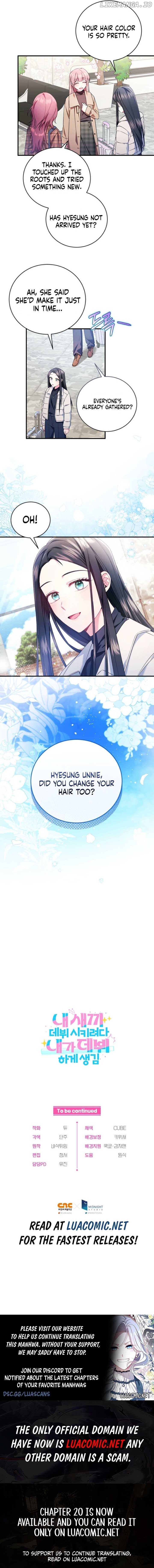 I Tried to Debut My Kid, But Ended Up Debuting Myself Chapter 12 - page 9